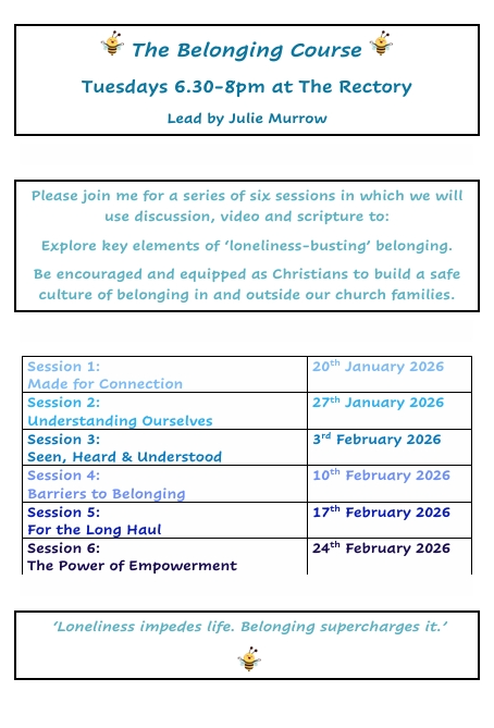 Weekly sheet 25th January 2026 Weekly sheet 25th January 2026